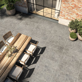 Carrelage extérieur en céramique | 120x120 cm | Tilestone Belstone Black Carrelage extérieur en céramique | 120x120 cm | Tilestone Belstone Black