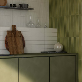 Carreaux muraux en céramique | 7.5x30 cm | Neutra White Matt