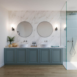 Carrelage poli en céramique | 60x120 cm | Tilestone Carrara Dorato Carrelage poli en céramique | 60x120 cm | Tilestone Carrara Dorato