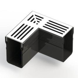 Accessoires | 14.9x14.9 cm | Evacuation Slim Alu Coin