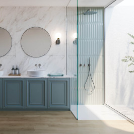 Carreaux muraux en céramique | 5x40 cm | Vitral Axis Sky