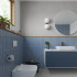 Carreaux muraux en céramique | 32x62.5 cm | Kitkat Deco Lingot Blue