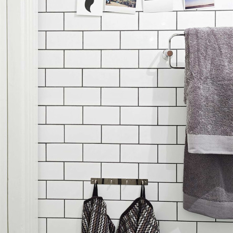 Carreaux muraux en céramique | 10x20 cm | Helsinki White