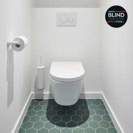 Carrelage en céramique sol et mur | 10.1x11.6 cm | Kromatika Green Hexagon