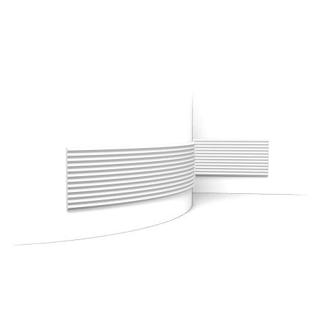 Plaque Murale PVC | 25x200 cm | Orac Decor Zigzag Flex