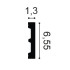 1x1 cm | Plint Square 