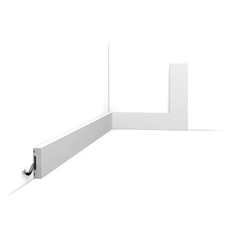 Plinthes en PVC | 4x200 cm | Orac Decor Square RAL9003