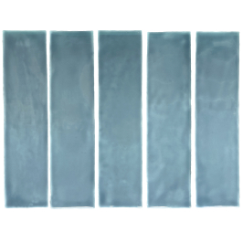 Carreaux muraux en céramique | 7.5x30 cm | Prisma Artisan Sky