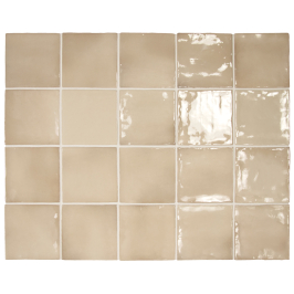 Carreaux muraux en céramique | 10x10 cm | Manacor Beige Argile Carreaux muraux en céramique | 10x10 cm | Manacor Beige Argile