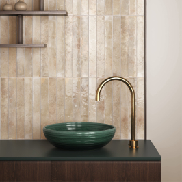 Carreaux muraux en céramique | 5x40 cm | Bali Almond