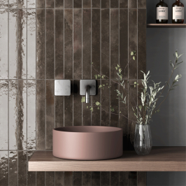 Carreaux muraux en céramique | 5x40 cm | Bali Black Hat