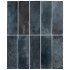 Carreaux muraux en céramique | 6.5x20 cm | Hanoi Blue Night