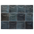 Carreaux muraux en céramique | 10x10 cm | Hanoi Blue Night Arco