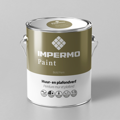 Peinture | 18x20 cm | Mur & Plafond - Impermo Paint - Bold Fern