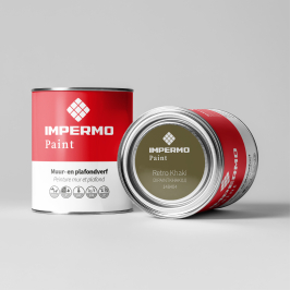 Échantillon | 5x5 cm | Testeur Mur & Plafond - Impermo Paint - Retro Khaki Échantillon | 5x5 cm | Testeur Mur & Plafond - Impermo Paint - Retro Khaki