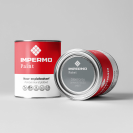 Échantillon | 5x5 cm | Testeur Mur & Plafond - Impermo Paint - Steel Grey Échantillon | 5x5 cm | Testeur Mur & Plafond - Impermo Paint - Steel Grey