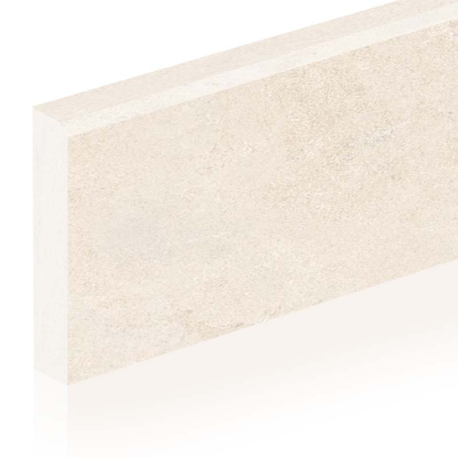 Plinthes en céramique | 8x60 cm | Tilestone Novalux Crosscut Bone