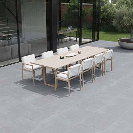 Carrelage extérieur en céramique | 60x60 cm | Tilestone Stone Granit Grey