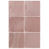 Carreaux muraux en céramique | 13.2x13.2 cm | Artisan Rose Mallow Glossy