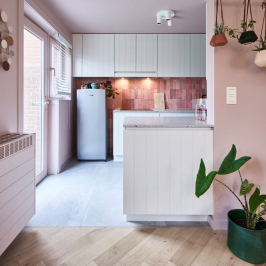 Carreaux muraux en céramique | 13.2x13.2 cm | Artisan Rose Mallow Glossy Carreaux muraux en céramique | 13.2x13.2 cm | Artisan Rose Mallow Glossy