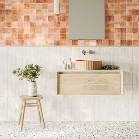 Carreaux muraux en céramique | 31.6x60 cm | Elemento Straight White