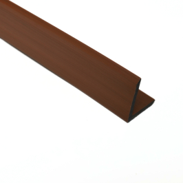 Profil | 5x5 cm | Panneau mural Outdoor Premium Walnut Profilé en L