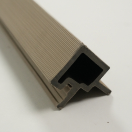 Profil | 4.95x290 cm | Panneau mural Outdoor Classic Greige Profilé d'angle Gauche