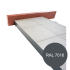 Profil | 8x240 cm | Profilé de finition terrasse H80mm Antracite