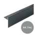 Profil | 8x240 cm | Profilé de finition terrasse H80mm Gris