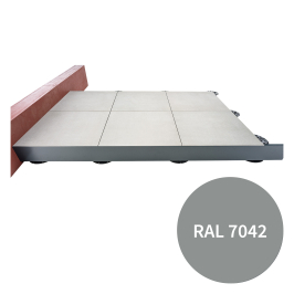 Profil | 13x240 cm | Profilé de finition terrasse H130mm Gris