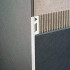 Profil | 1x270 cm | Profil en L Alu Revêtement en poudre Blanc Antique Relief 