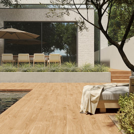 Carrelage extérieur en céramique | 20x120 cm | Tilestone Essence Wood Field