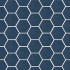 Carrelage en céramique sol et mur | 10.1x11.6 cm | Kromatika Naval Blue Hexagon