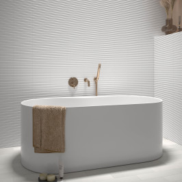 Carreaux muraux en céramique | 5x20 cm | Mundano Ice Round Decor Matt Carreaux muraux en céramique | 5x20 cm | Mundano Ice Round Decor Matt