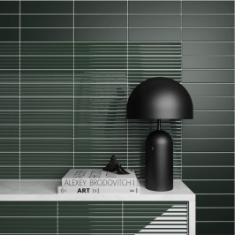 Carreaux muraux en céramique | 5x20 cm | Mundano Forest Edge Decor Glossy