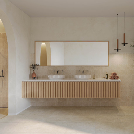 Carrelage en céramique sol et mur | 60x60 cm | Tilestone Terra Pure