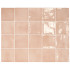 Carreaux muraux en céramique | 10x10 cm | Manacor Blush Pink