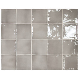 Carreaux muraux en céramique | 10x10 cm | Manacor Mercury Grey Carreaux muraux en céramique | 10x10 cm | Manacor Mercury Grey