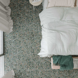 Carrelage en céramique sol et mur | 32x36.8 cm | DNA Terrazzo Teal Carrelage en céramique sol et mur | 32x36.8 cm | DNA Terrazzo Teal
