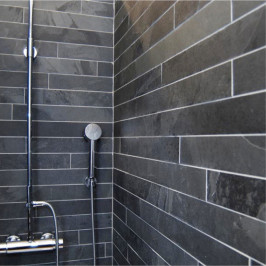 Pierre naturelle | 7x60 cm | Black Slate Pierre naturelle | 7x60 cm | Black Slate