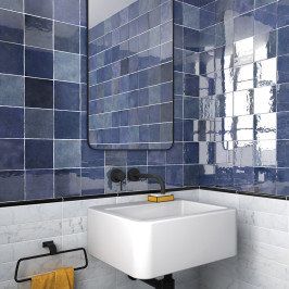 Carreaux muraux en céramique | 13.2x13.2 cm | Artisan Colonial Blue Glossy Carreaux muraux en céramique | 13.2x13.2 cm | Artisan Colonial Blue Glossy