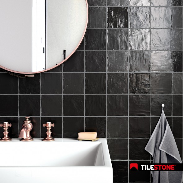 carrelages muraux en céramique, carrelages muraux, noir, impermo, landelijk, strak